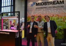 Cheers!!! Paolo Corno and Yil Grig from Midstream are enjoying a beer with Mike Pinkney (Cree-LED). Midstream uses Cree-LED components in their lights